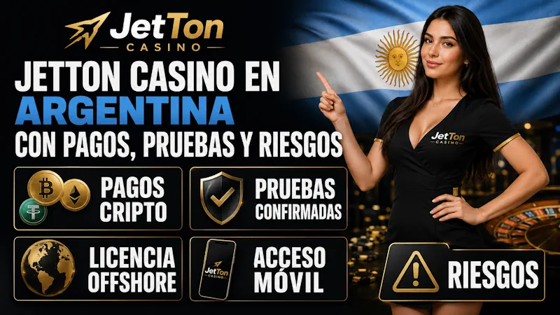 Jetton casino en Argentina con pagos, pruebas y riesgos